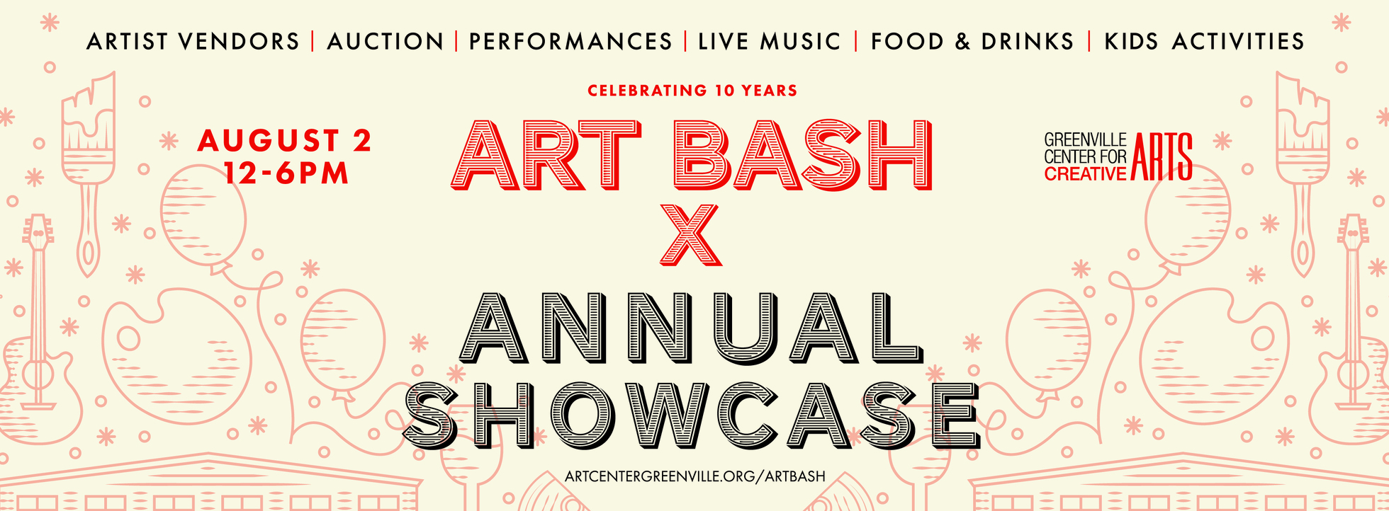 Art Bash: 10 Year Celebration of GCCA